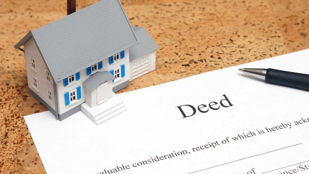 how to transfer deed after death